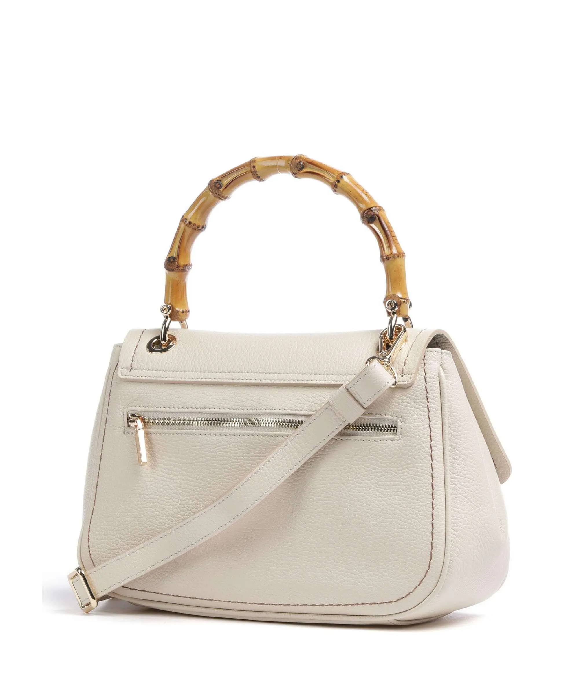  Brics Gondola Girasola Borsa a mano pelle granulata beige  