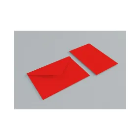 Buste e Cartoncini lettere bigliettirosso in blister cf da 10 pezzi