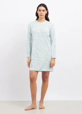 Camicia da notte a costine donna