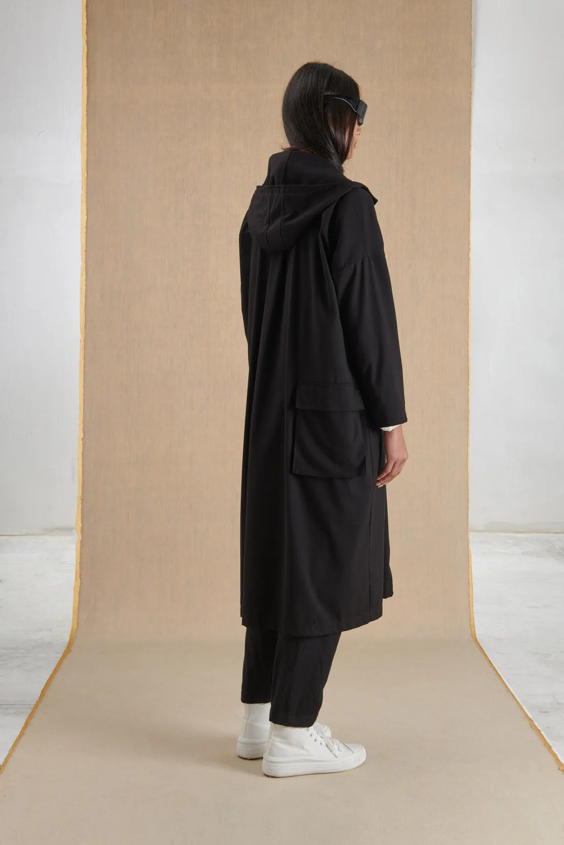 CAPOSPALLA KIMONO CON TASCHE