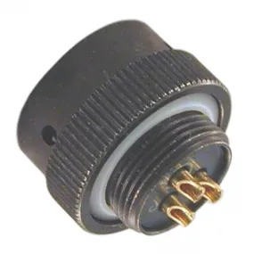 Connettore circolare MIL Femmina Souriau Sunbank by Eaton, Ad angolo diritto, 3 poli, Maschio, Montaggio su cavo