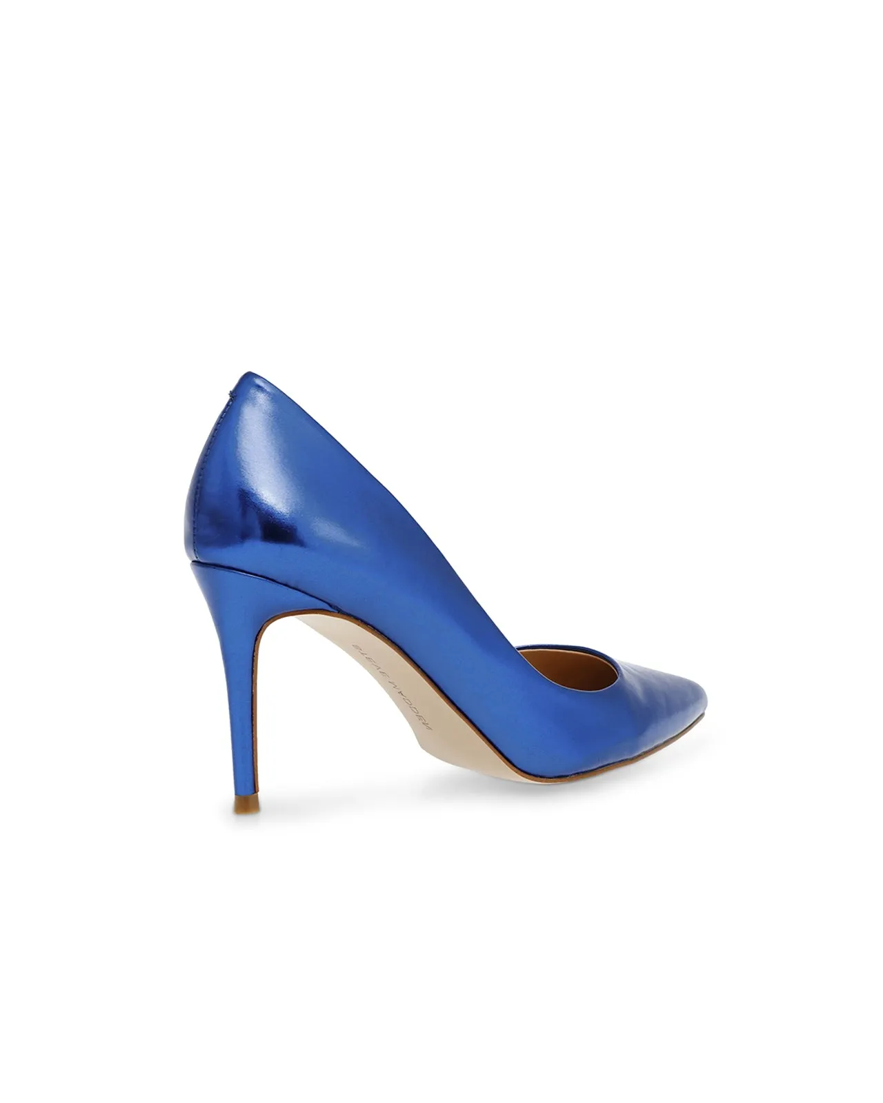 Décolleté Lillie ecopelle blu cobalto
