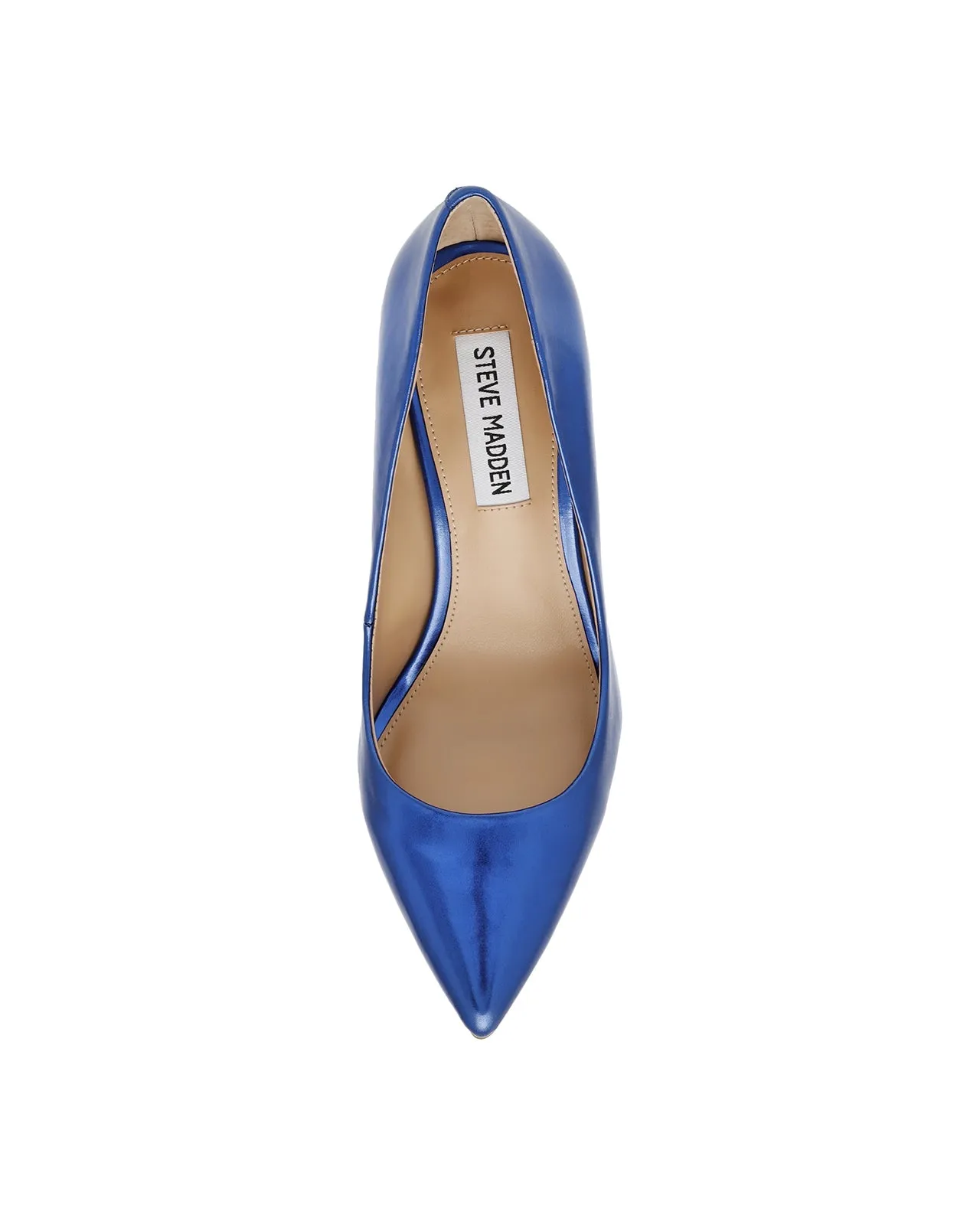 Décolleté Lillie ecopelle blu cobalto
