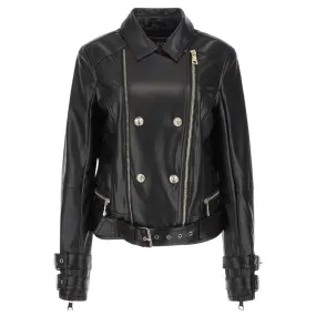 Giubbino Guess biker similpelle