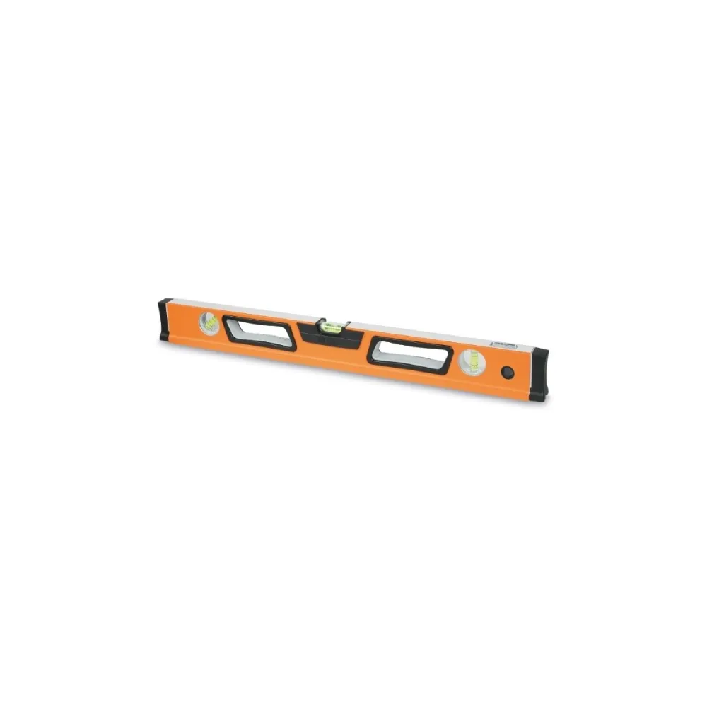 Livella con base magnetica in alluminio profilato con tre fiale infrangibili - Beta 1696T