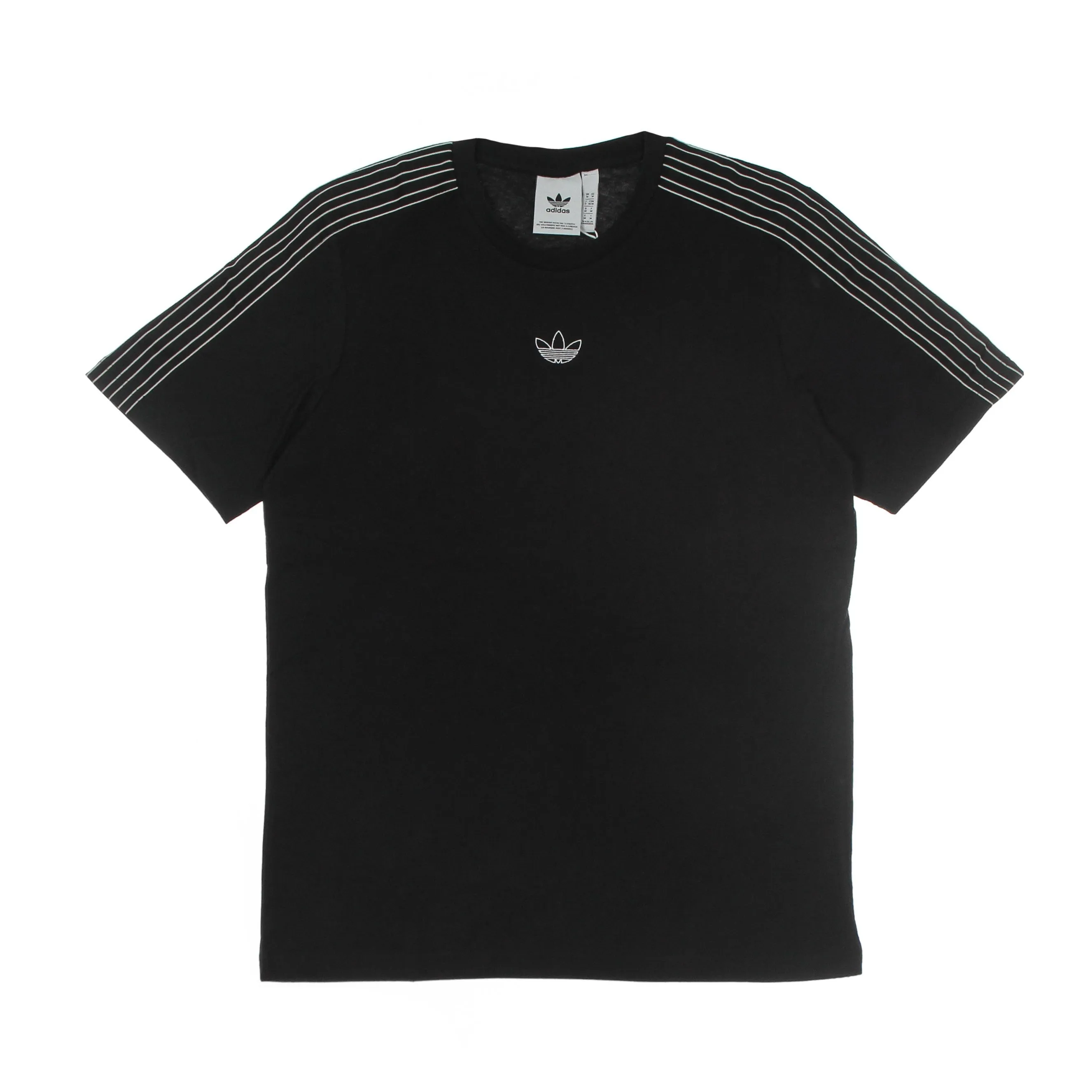 Maglietta Uomo Sport 3 Stripes T-shirt Black/white