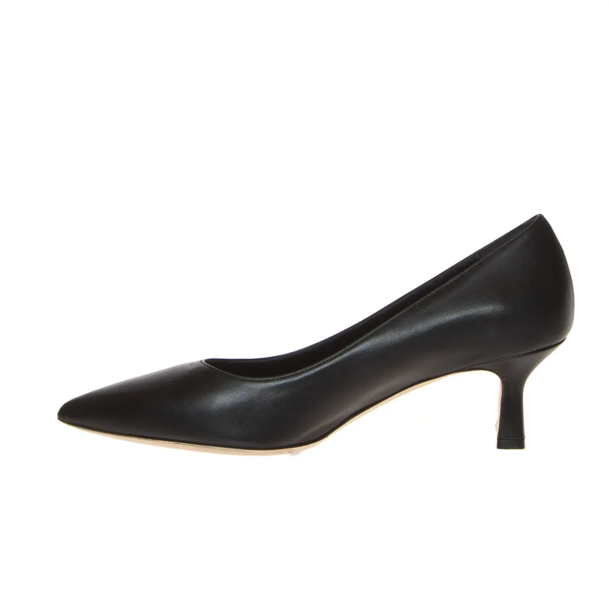MALÙ 1155/P DECOLLETE DONNA PELLE NERO  