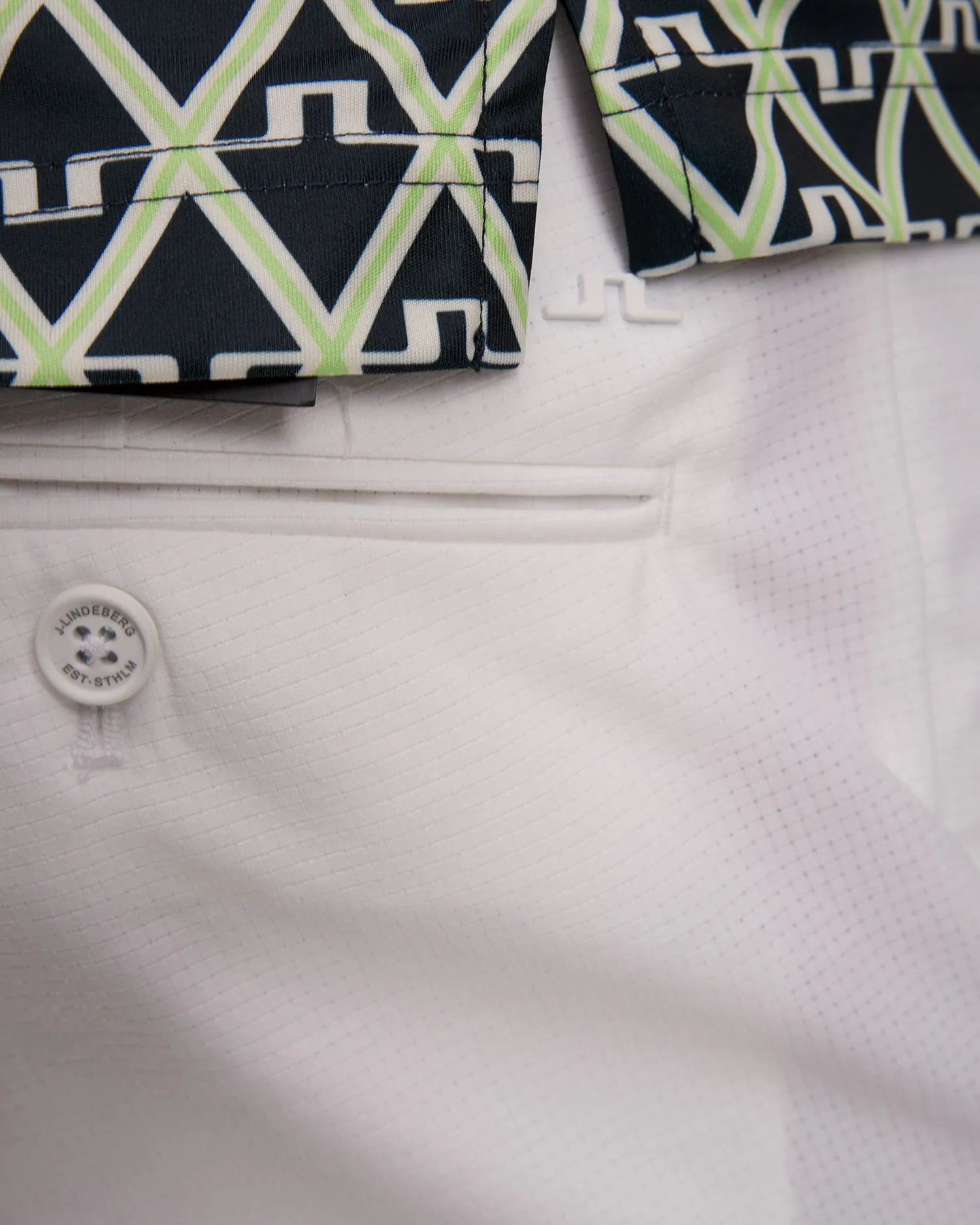 Pantaloni bianchi da uomo J.Lindeberg Vent Pant GMPA09696-white