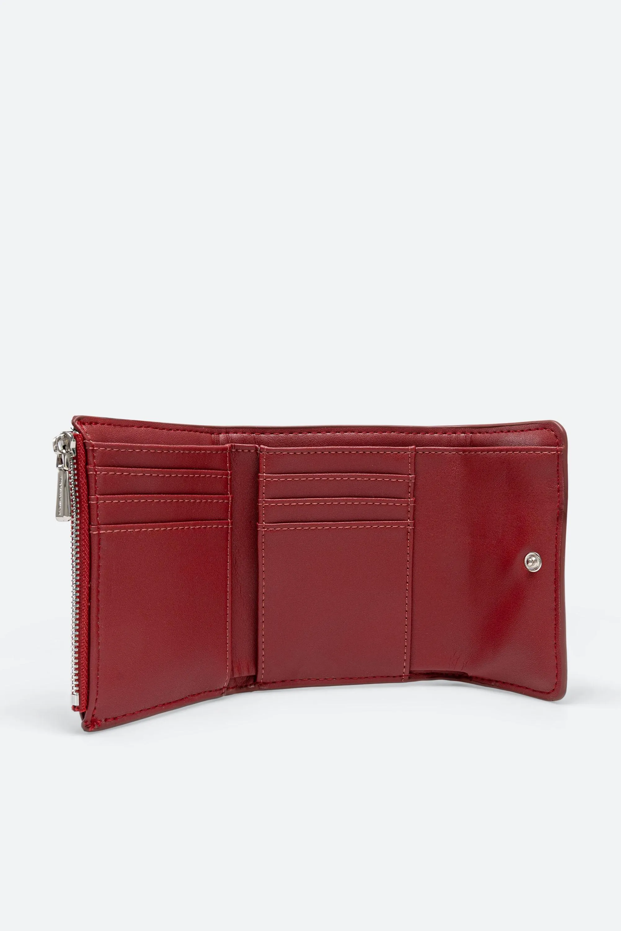 Portafogli Flap Teometric Trapuntato colore Rosso