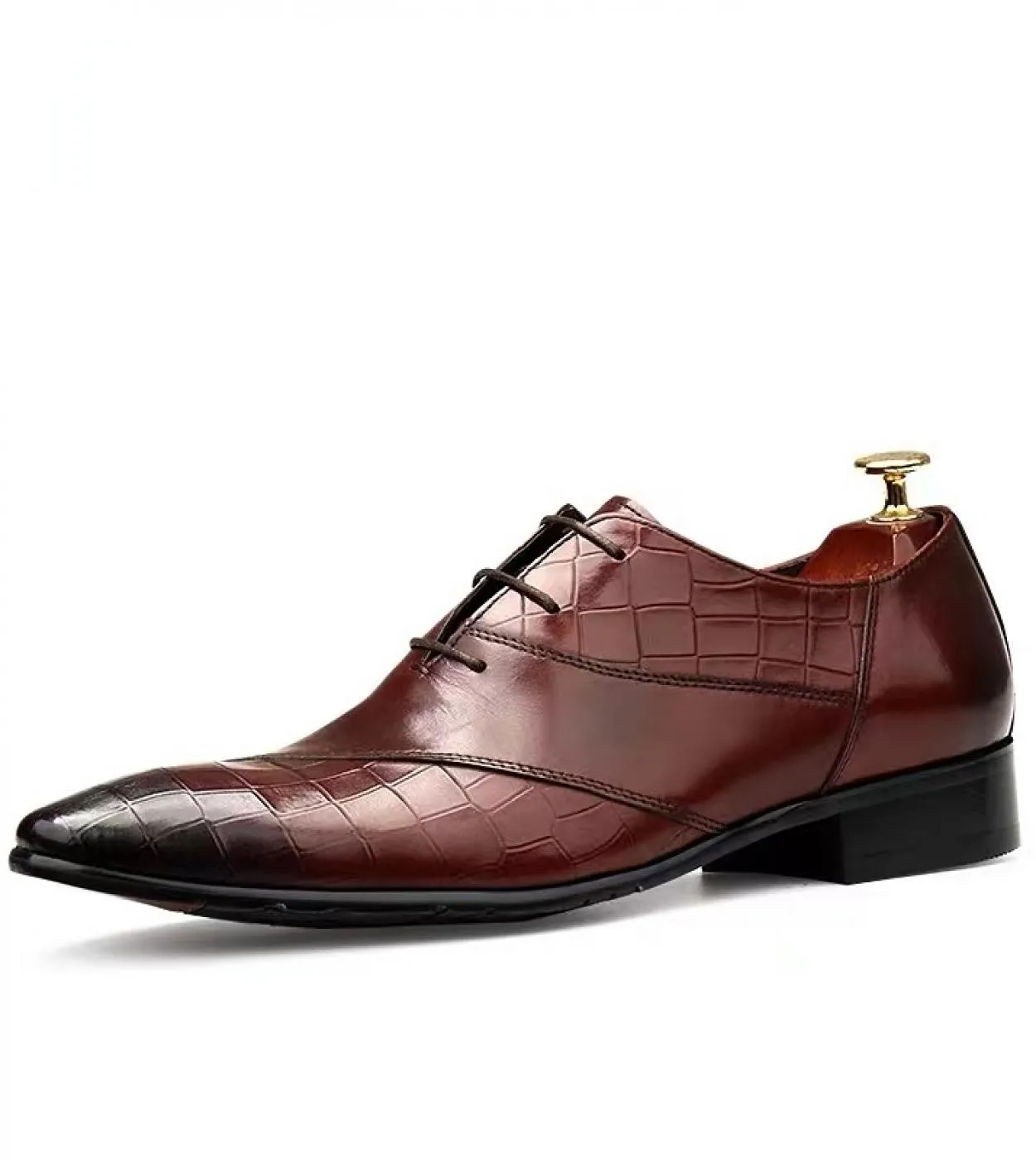 Scarpe da uomo in vera pelle Marchio di lusso Scarpe da lavoro italiane Scarpe eleganti da uomo in stile italiano