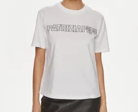 T-shirt Bianco Regular Fit Patrizia Pepe