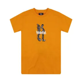  T-SHIRT DISCLAIMER. ARANCIO 