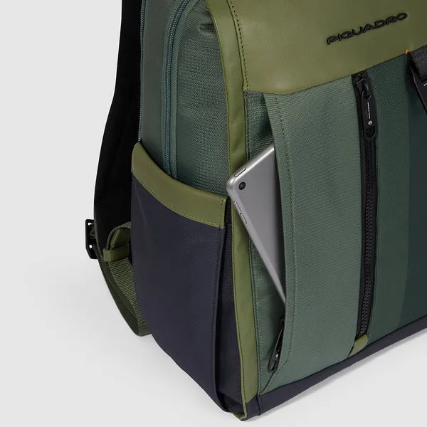 Zaino PIQUADRO con porta pc 14 pollici o porta iPad CA6313S131 verde