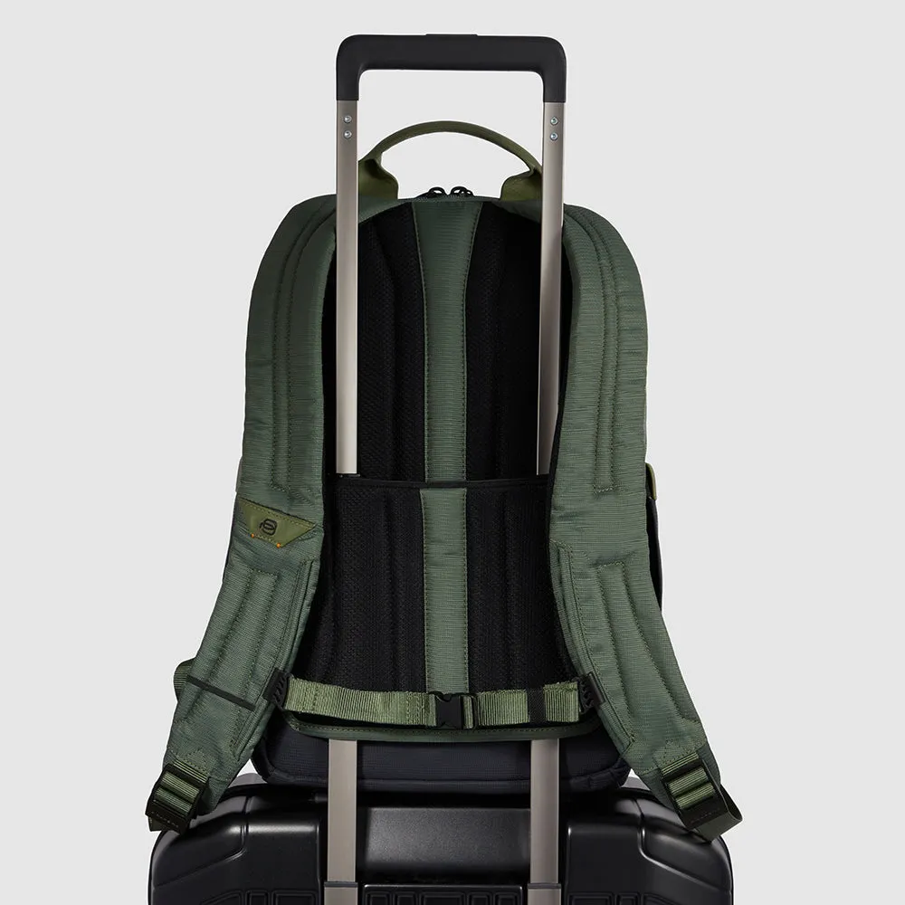 Zaino PIQUADRO con porta pc 14 pollici o porta iPad CA6313S131 verde
