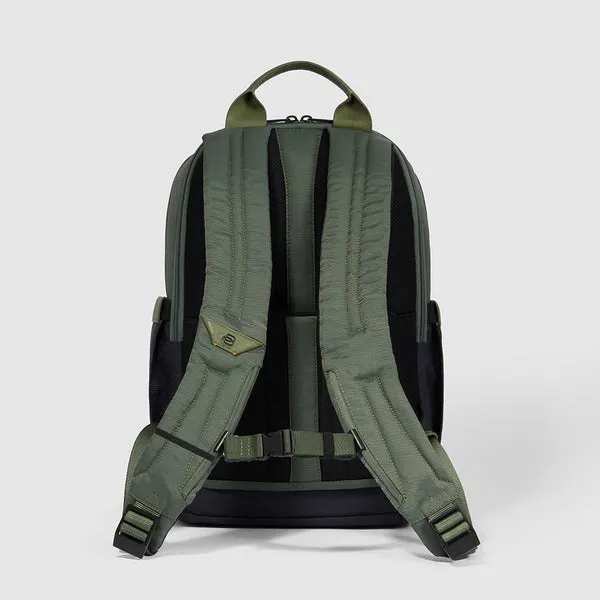 Zaino PIQUADRO con porta pc 14 pollici o porta iPad CA6313S131 verde