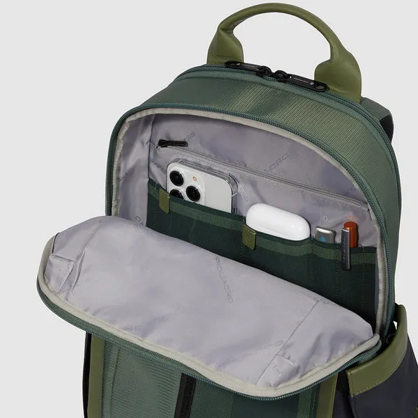 Zaino PIQUADRO con porta pc 14 pollici o porta iPad CA6313S131 verde