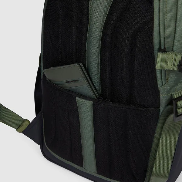 Zaino PIQUADRO con porta pc 14 pollici o porta iPad CA6313S131 verde