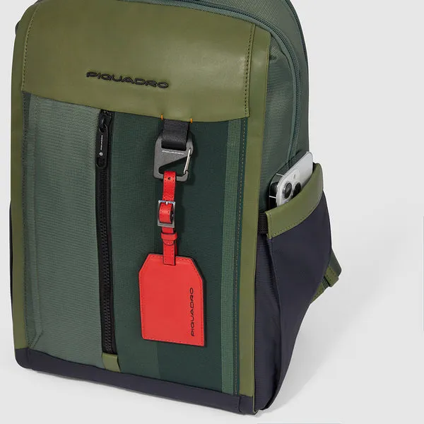 Zaino PIQUADRO con porta pc 14 pollici o porta iPad CA6313S131 verde